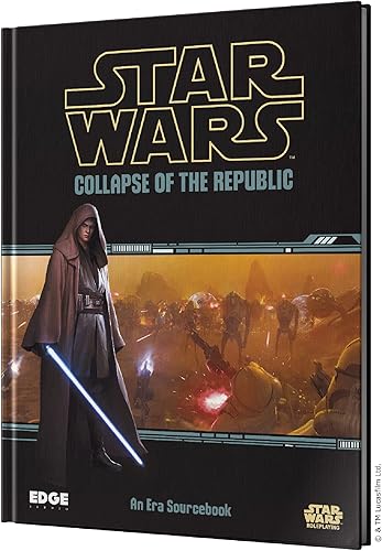 Edge, Star Wars RPG Colapso de la República, RPG, mayores de 12 años, 3-5 jugadores