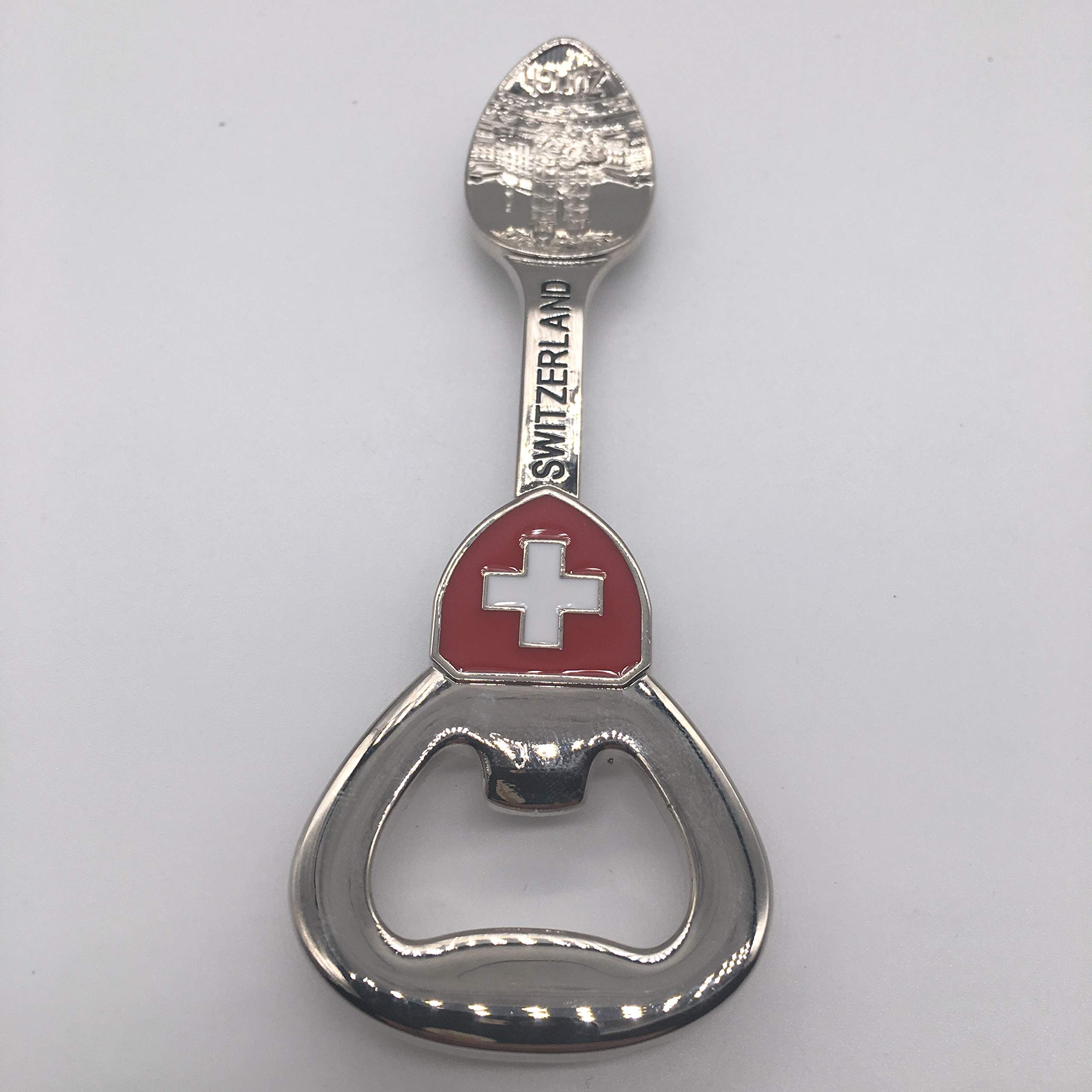 Zwitserland Flesopener Bier 3D Koelkast Magneet Metalen Sterke Souvenir Toeristische Gift Chinese Magneet Hand Made Craft Huis en Keuken Decoratie Brief Koelkast Magnetische Sticker (Zwitserland 3