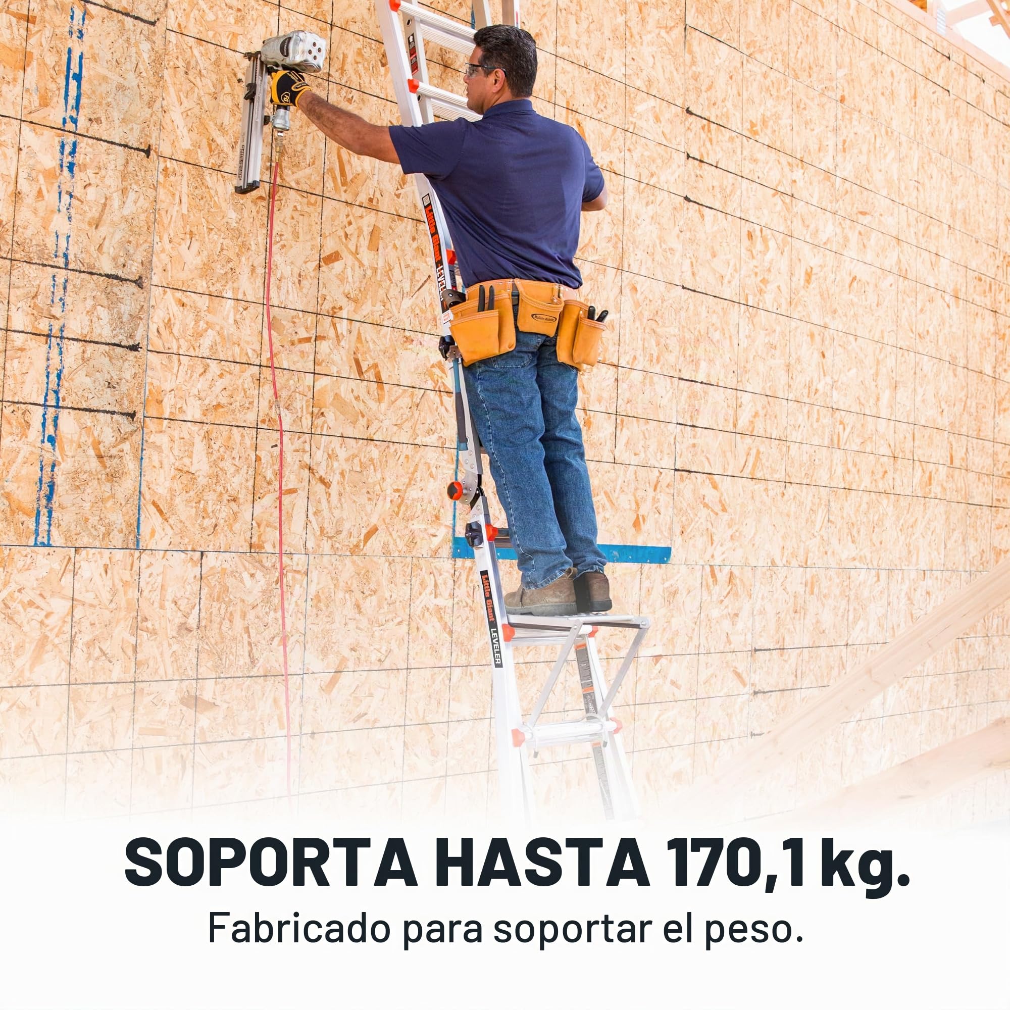 Little Giant Ladders 10104 EMW1269521 - Escalera de escalera, color gris