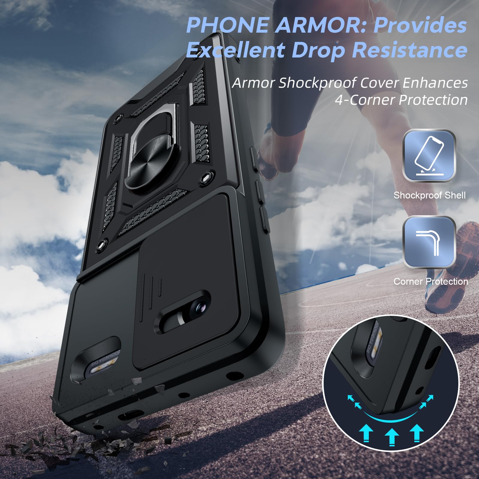 MOONESS Coque Compatible avec Xiaomi Redmi Note 12 4G,Housse en Cuir