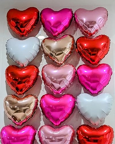 Miniatura 6 de 10 globos de papel de aluminio verde oliva en forma de corazón de 18 pulgadas, corazón verde retro para baby shower, boda, decoraciones de San