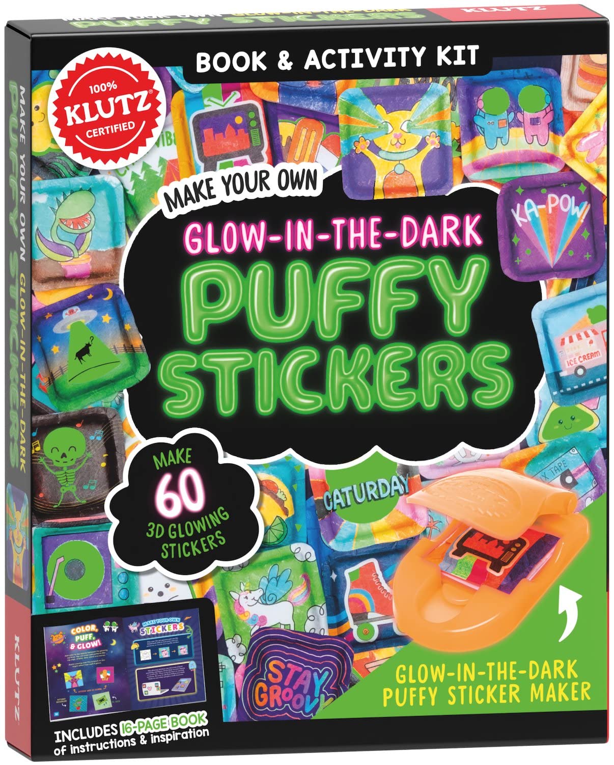 Make Your Own Glow-in-the-Dark Puffy Stickers (Klutz)