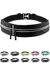Running Belt for Men & Women - Secure Jogging Pouch for Phone, Keys & Essentials - For All Cell Phones