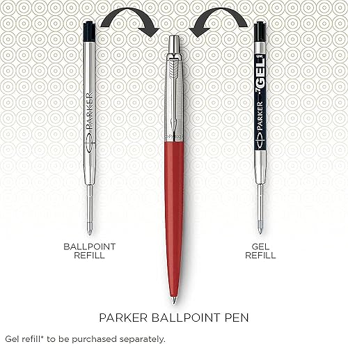 Miniatura 8 de Parker JotterBolígrafo de acero inoxidable CT bolígrafo con caja de regalo Negro y cromado