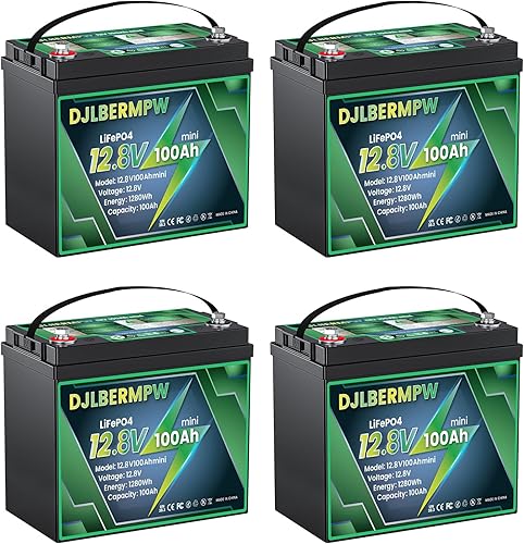 Miniatura 11 de Batería de litio LiFePO4 de 48V 100Ah, batería de carrito de golf de ciclo profundo 8000+ de 48V, BMS de 100A integrado de 5120W de potencia,