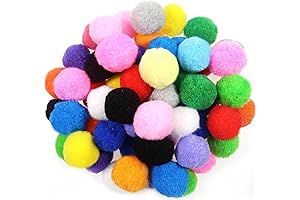 TOAOB Craft Pom Poms 2 Inch