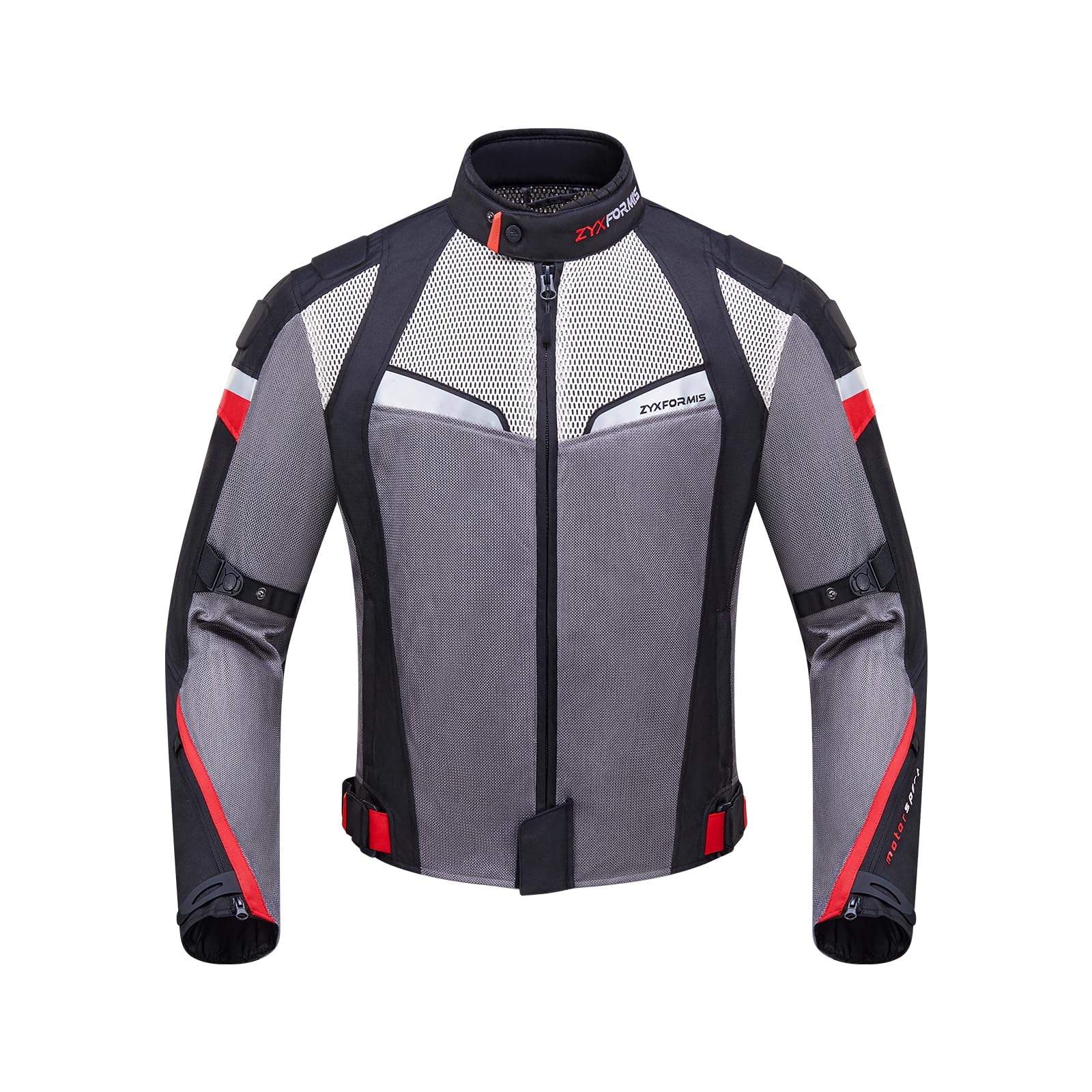 Veste Moto Homme Été avec Protections, Blouson Moto Homme en Mesh Respirant, Vêtement de Protection pour Motard
