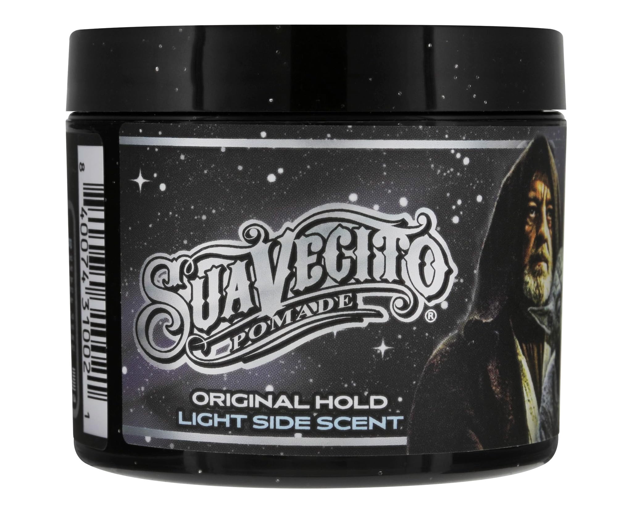 SuavecitoLuke Skywalker Star Wars Pomade Original Light Side Scent For Men 4 oz, 1 Pack - Medium Shine Water Based Wax Like Flake Free Hair Gel - Easy To Wash Out - All Day Hold For All Hairstyles