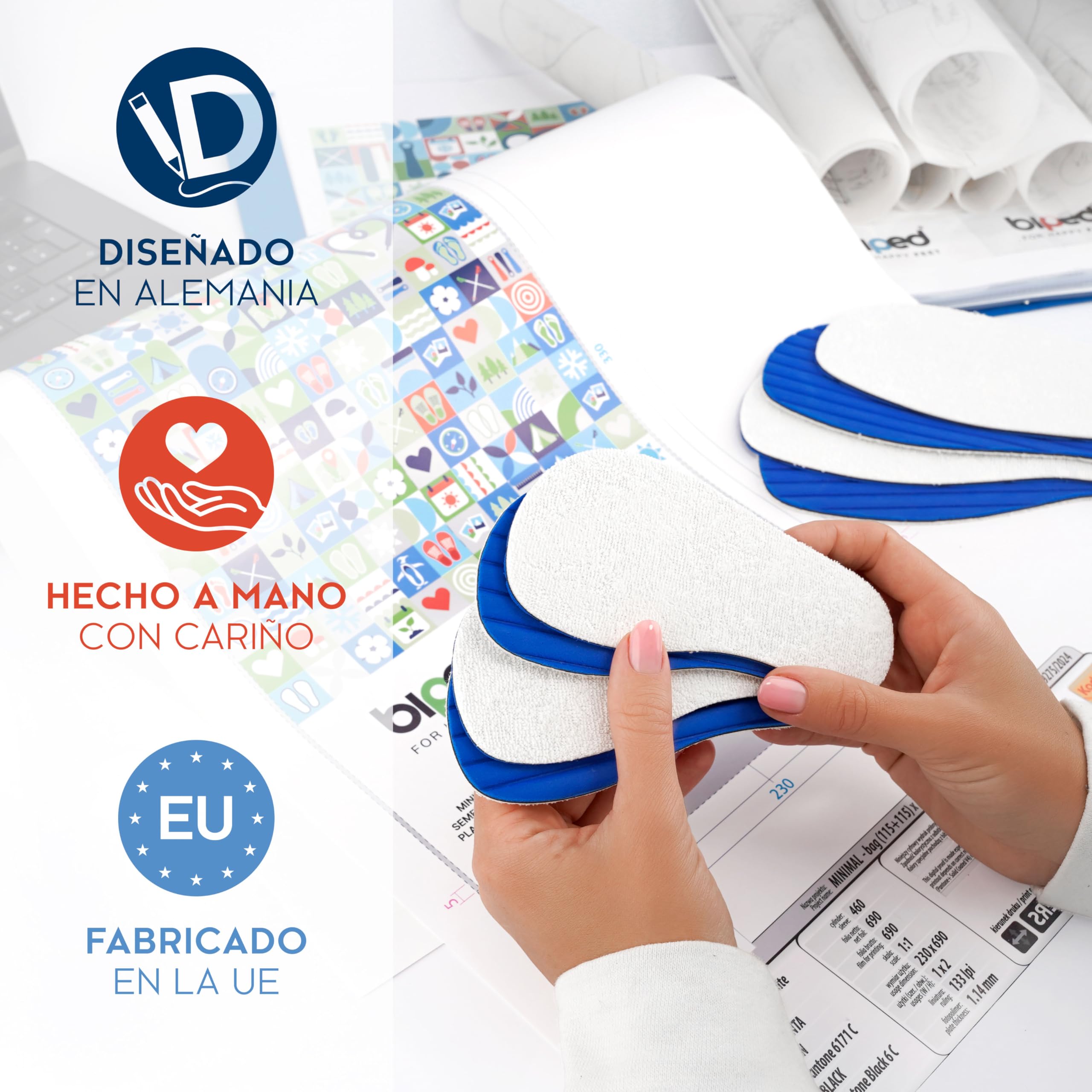 MANJARIN biped minimal sole plantillas para minimal shoes barefoot shoes algodón auténtico carbón activo 39