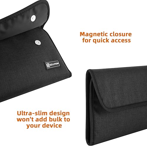 Miniatura 6 de CaSZLUTION Keyboard Case Compatible with Apple Magic Keyboard, Trackpad and Magic Mouse, Travel Magic Keyboard Accessories Sleeve Pouch (Nylon,