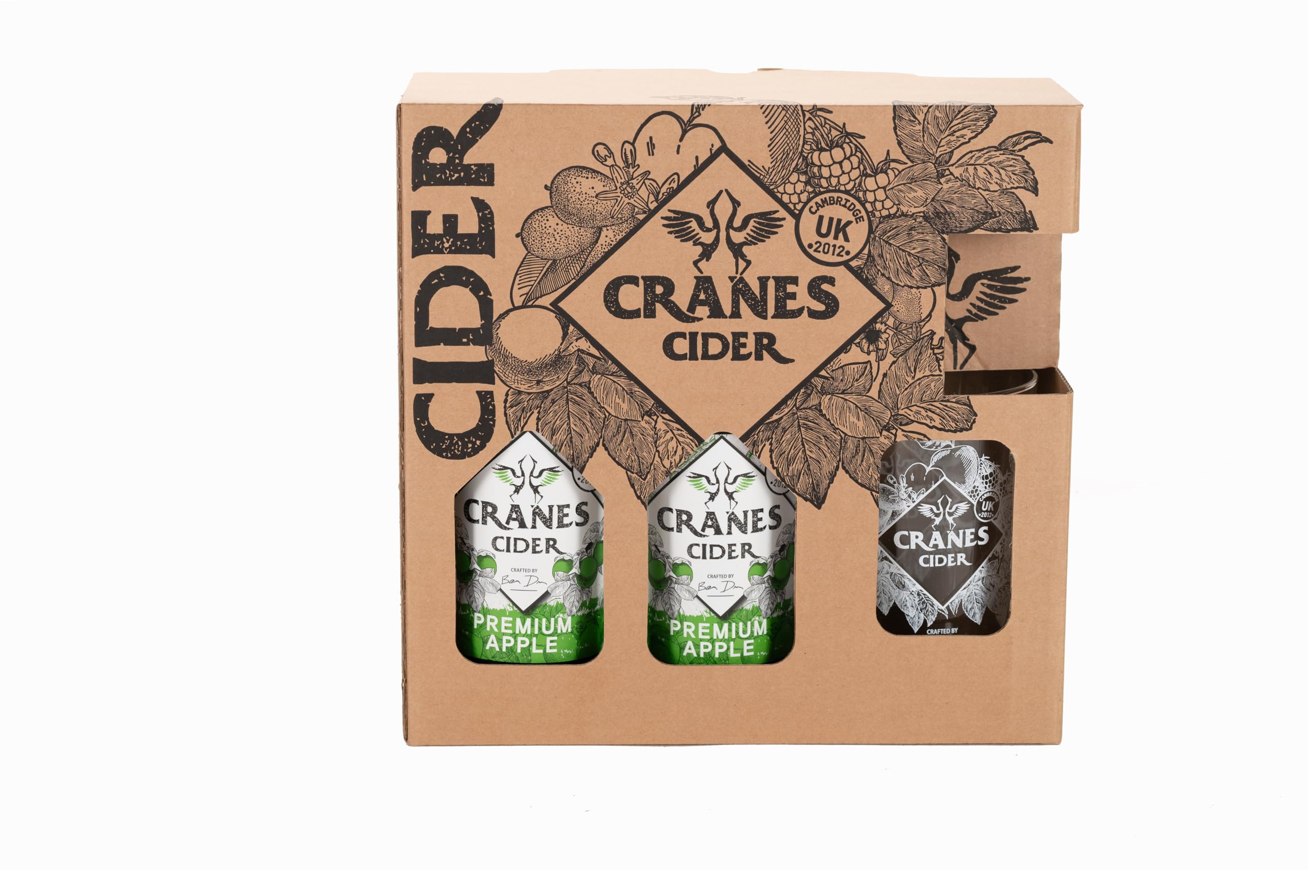 Cranes Apple Cider Gift Set - 2 x 500ml Bottles