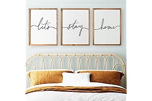 Farmhouse & Rustic Home Décor Signs Above the Bed Wall Art