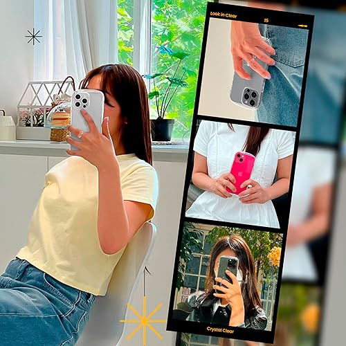 Miniatura 6 de iFace Funda transparente compatible con iPhone 15 Pro Max, funda de agarre para teléfono celular probada contra caídas (no compatible con MagSafe)