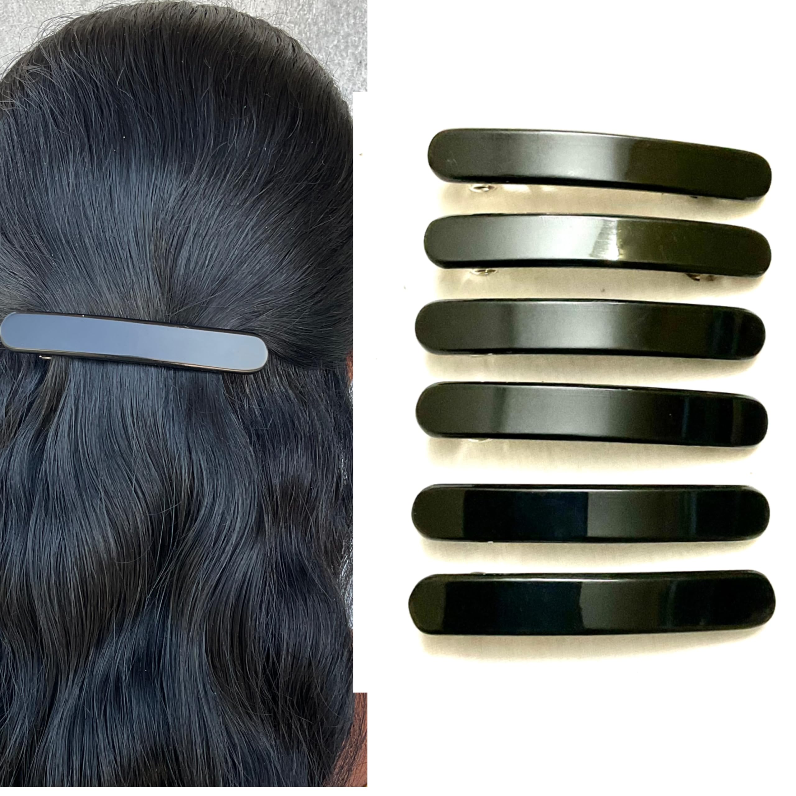 Lai Lai 3 Pcs Of Hair Clip For Women And Girls Black Barrette For Girls And Women Hair Accessories-image-36