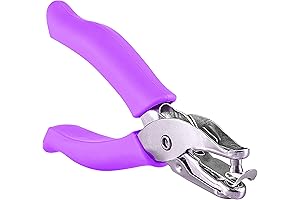 Single Hole Punch Metal Purple