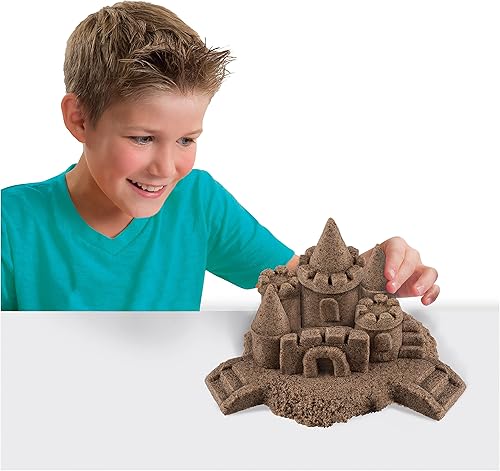 Miniatura 2 de Kinetic Sand 6028363 Bolsa de arena natural de 3 libras 30lbs