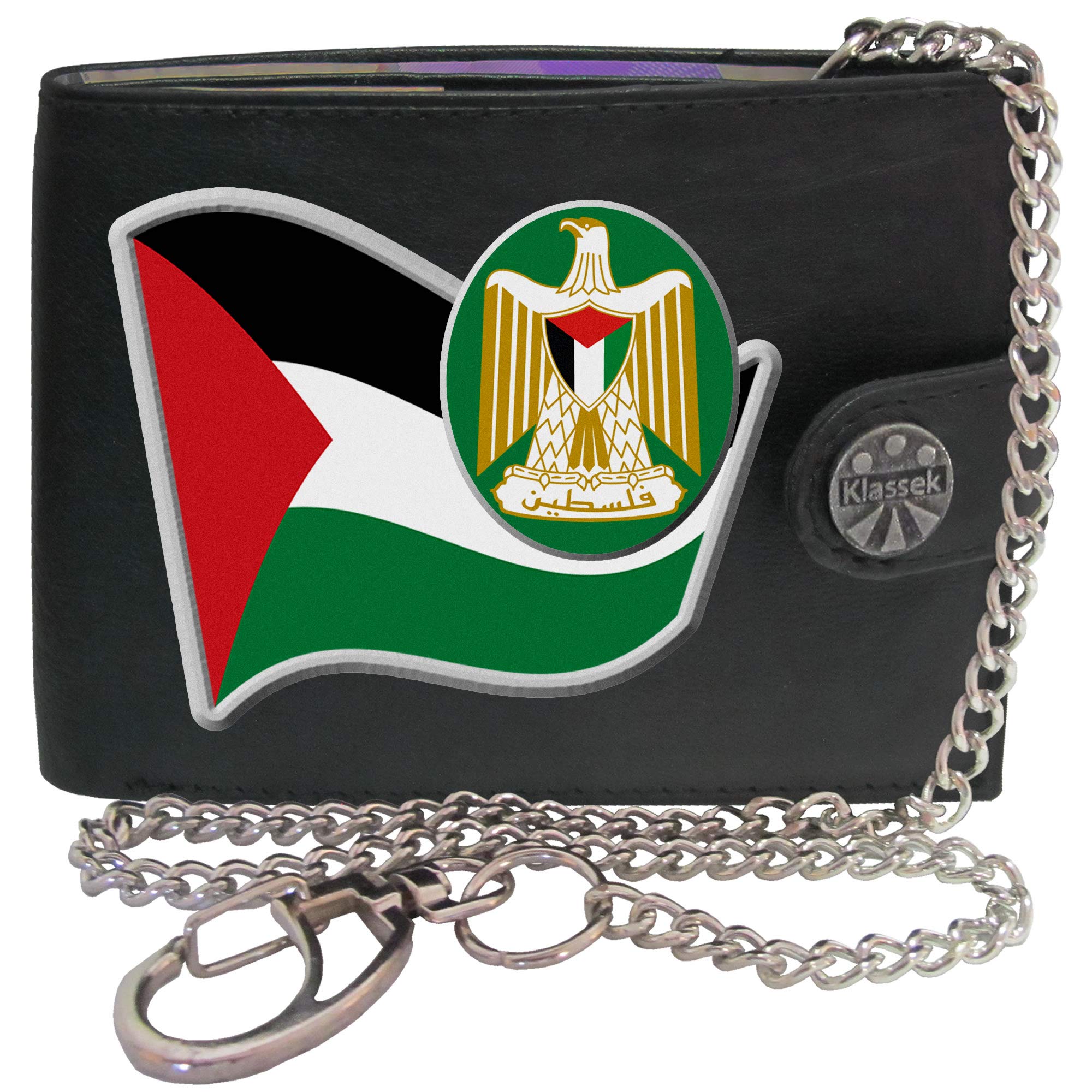 Buy Klassek Palestine Palestinian and Coat of Arms COA Mens Wallet with