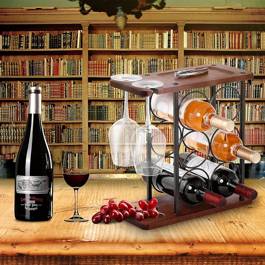 Amazon｜HOWDIA 高級ワインホルダーラック カウンタートップ ワイン