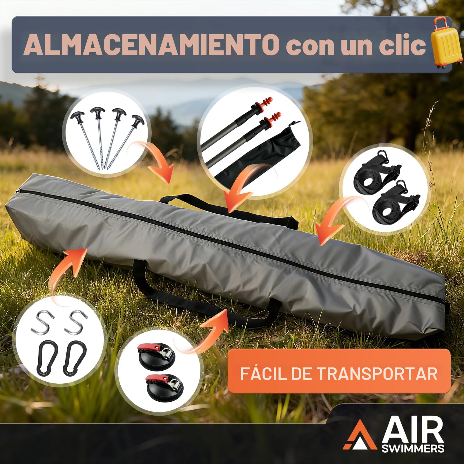Toldo para furgoneta, toldo para caravana, toldo para coche, toldo para caravana, 250 cm, para Volkswagen T5, T4, T6, anti-UV (gris, 2,52 pulgadas de profundidad x 2,48 pulgadas de ancho x 2,35