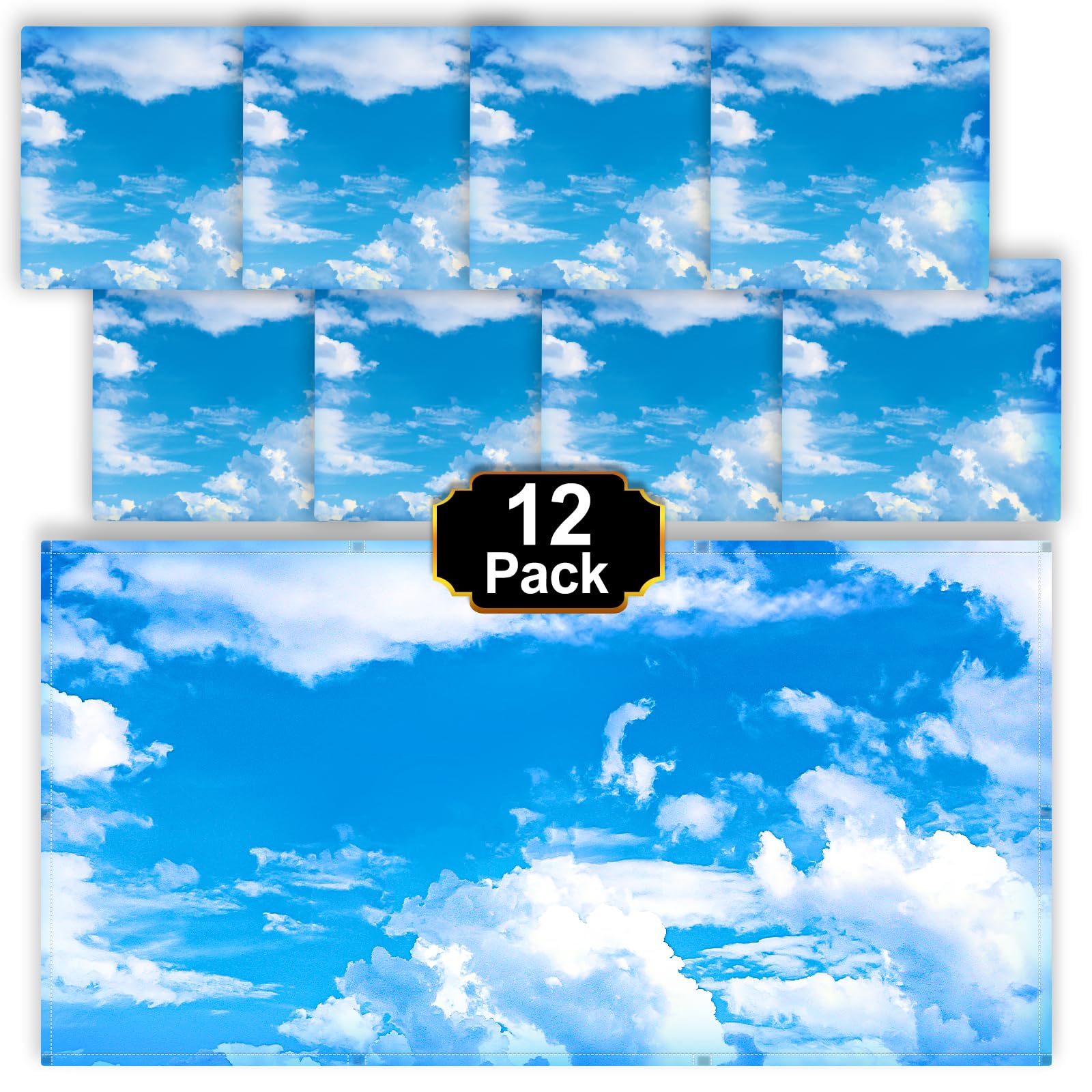 Aheroi Light Covers for Ceiling Lights Classroom, Fluorescent light covers