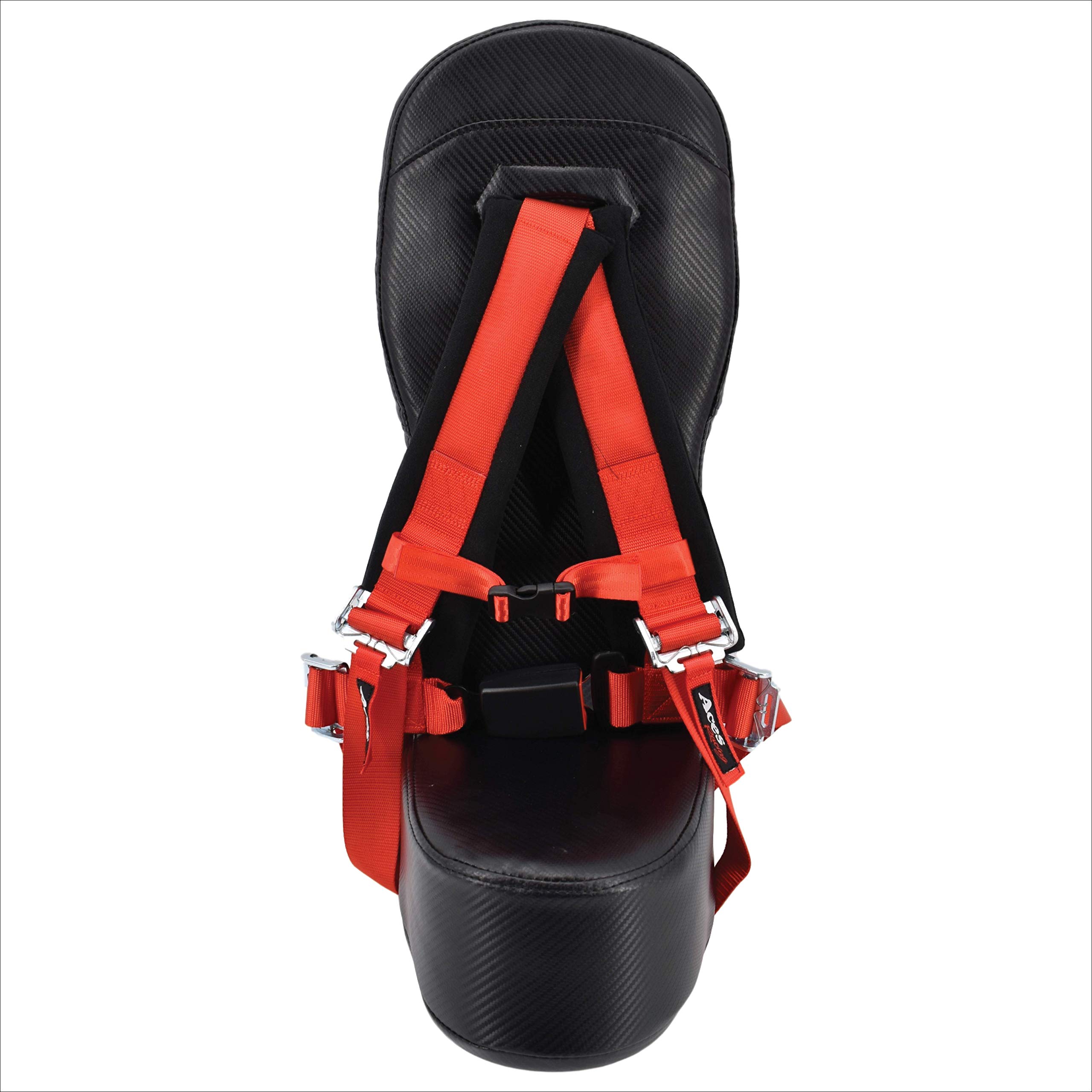 Black Bump Seat for Polaris RZR (Red)