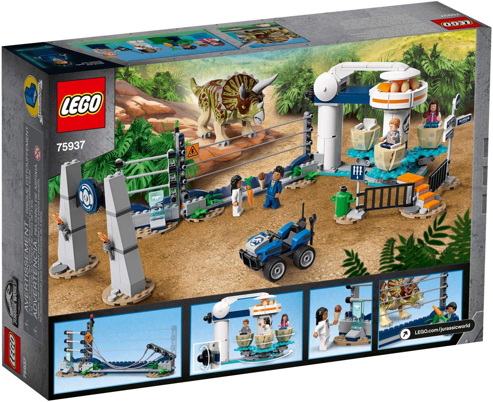 Amazon.co.jp: レゴ(LEGO)ジュラシック・ワールド トリケラトプスの 