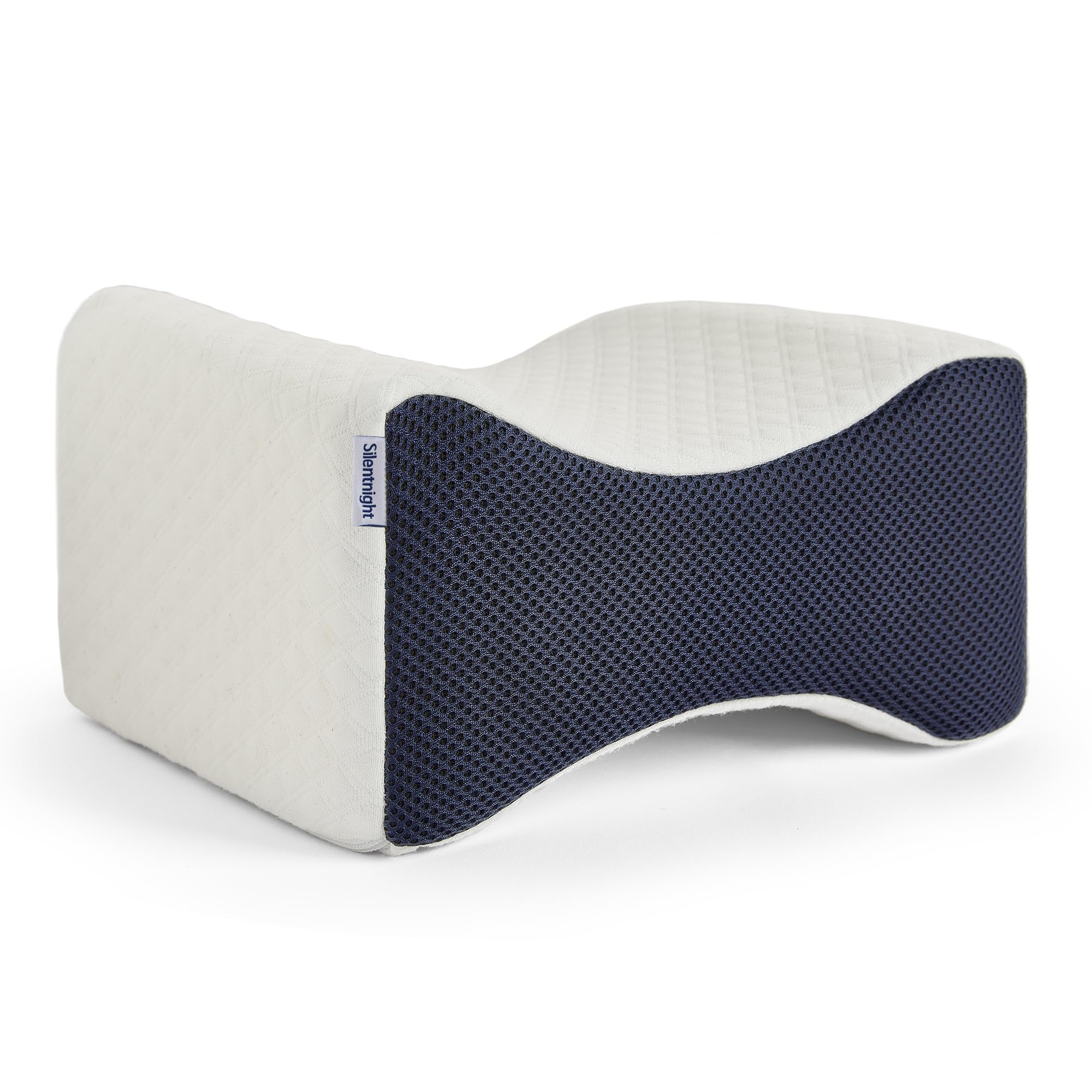 Silentnight Sleep Therapy Knee Pillow - Leg Pillow to Relieve Back, Knee, Hip and Joint Pain Sciatica Leg Positioner Knee Support Pillow for Side Sleeping and Pregnancy Discomfort