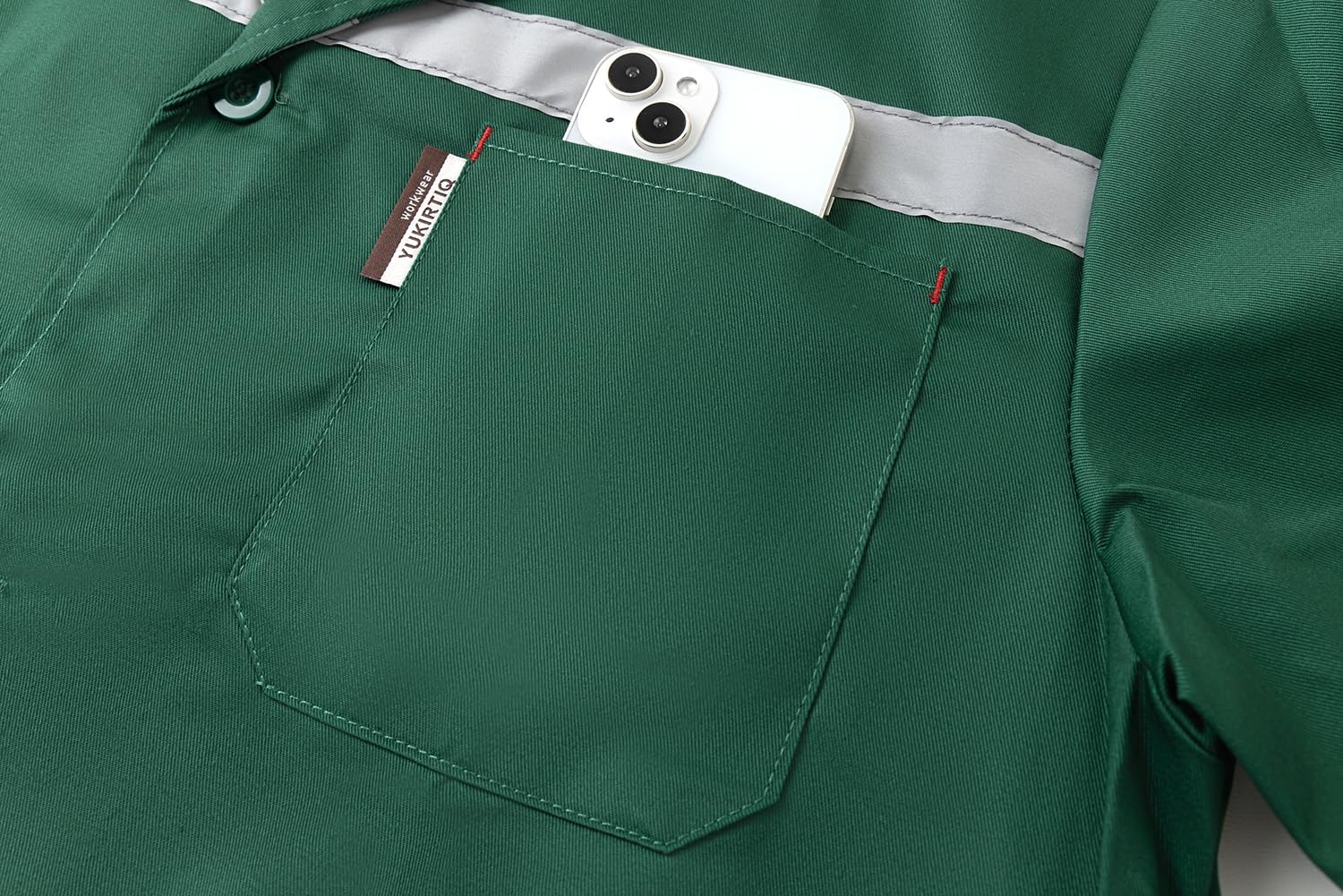 Męski płaszcz magazynowy warsztat fartuch laboratoryjny ogrodnictwo płaszcz fabryczny robocze smocks garaż fabryka kurtka robocza, ZIELONY, L
