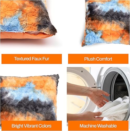 Miniatura 5 de Cheer Collection Manta de piel sintética para sofá, cama, dormitorio y sala de estar, ultra suave y acogedora, elegante decoración del hogar, manta