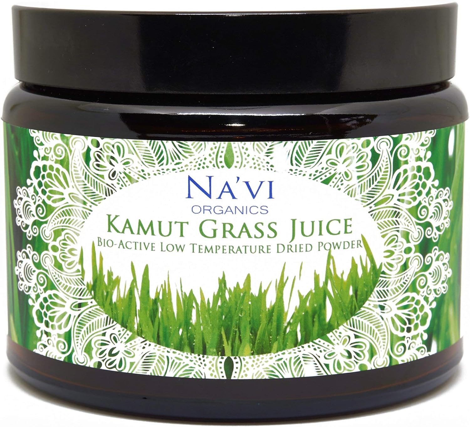 Organic Raw Kamut (Wheat) Grass Juice Powder – Premium Grade & Organic Certified (250 Grams)