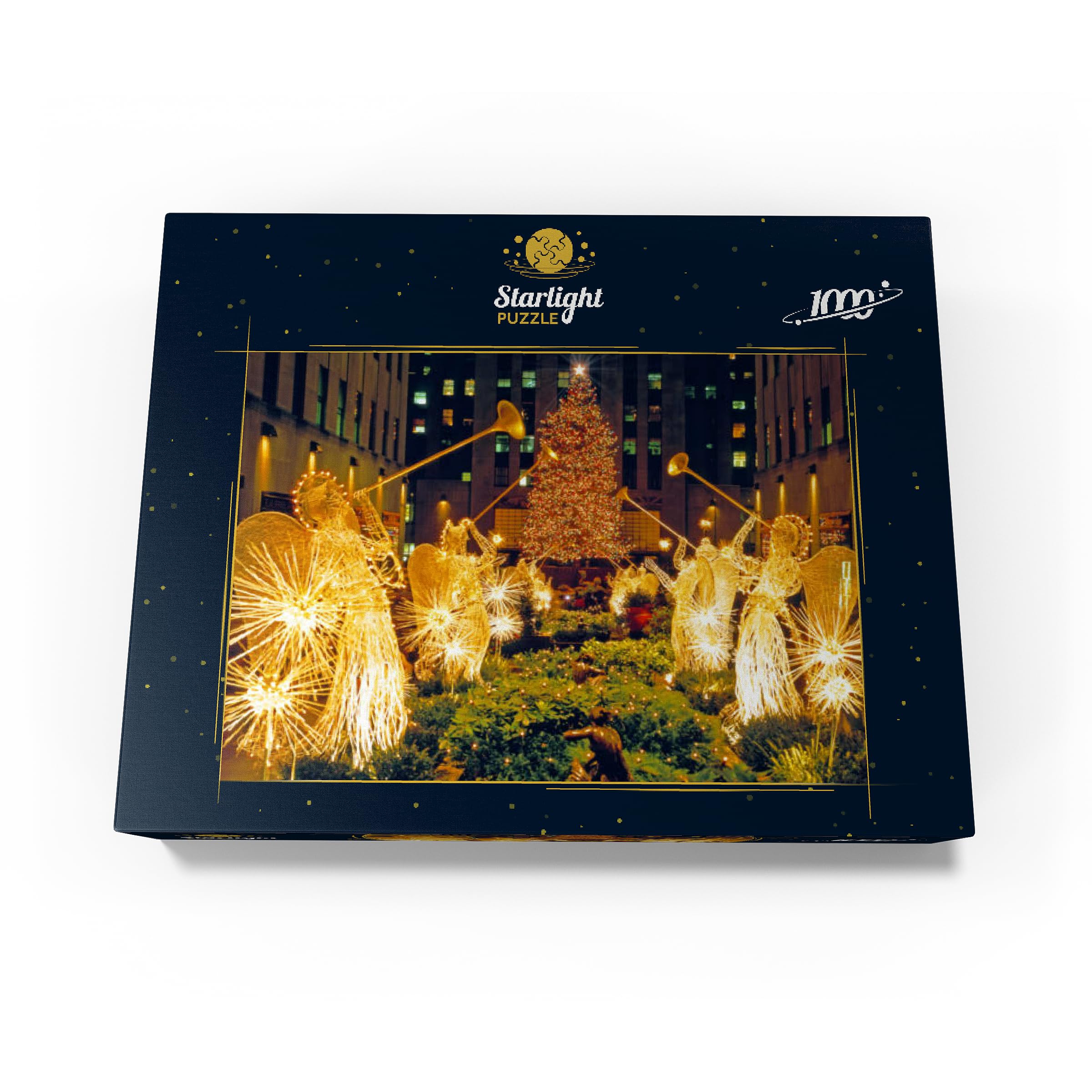 Rockefeller Center at Christmas Time, New York, New York, USA – Puzzle de qualité supérieure de 1000 pièces pour adultes