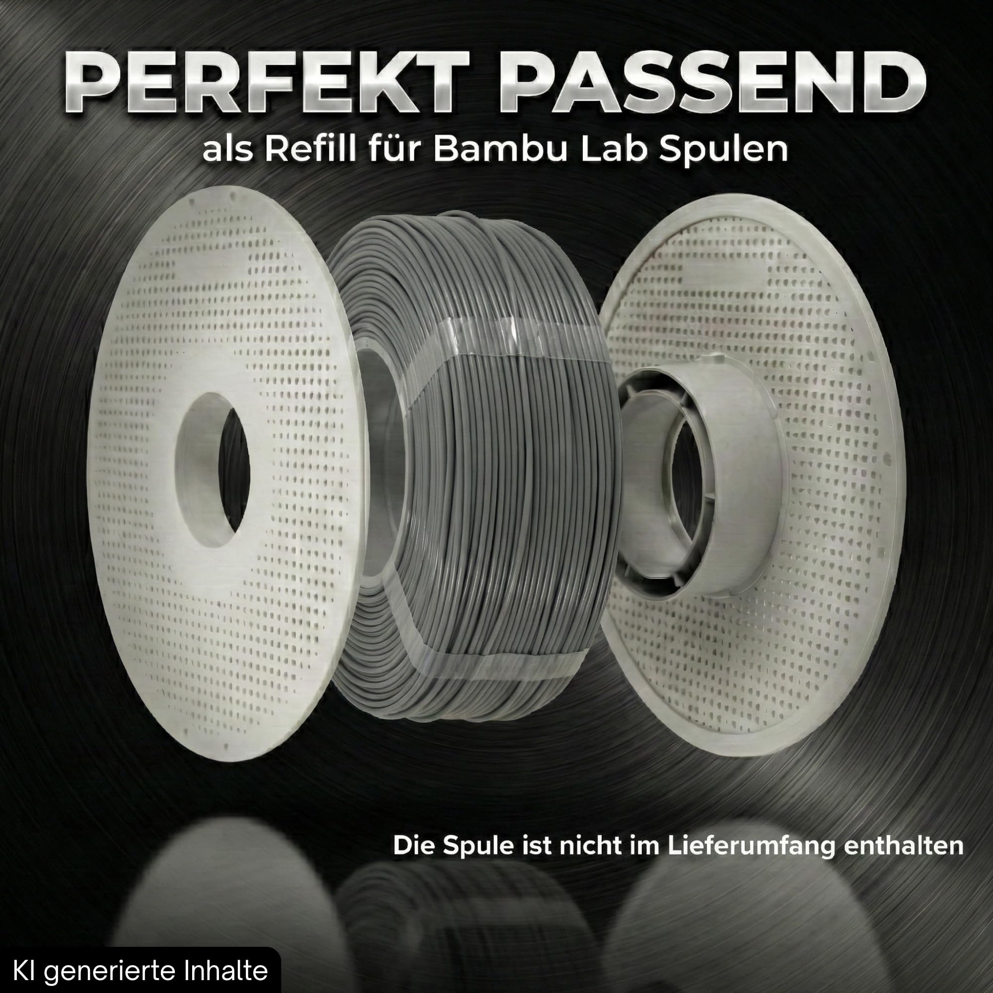 Pasuje do drukarki 3D Bambulab PLA Basic Bambu Lab 1,75 mm szary 10103