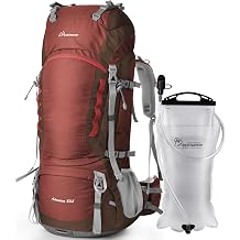 MOUNTAINTOP 80L Internal Frame Backpack with 3L Hydration Bladder