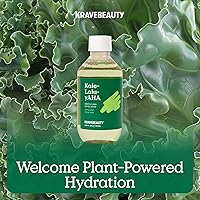 Vista 5 de KraveBeauty Kale-Lalu-yAHA Tónico exfoliante suaviza la textura, unifica el tono de la piel y desobstruye los poros, exfoliante líquido suave AHA
