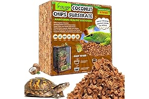 Legigo Premium Pre-Washed Coconut Chips Substrate for Reptiles, 10 Liters