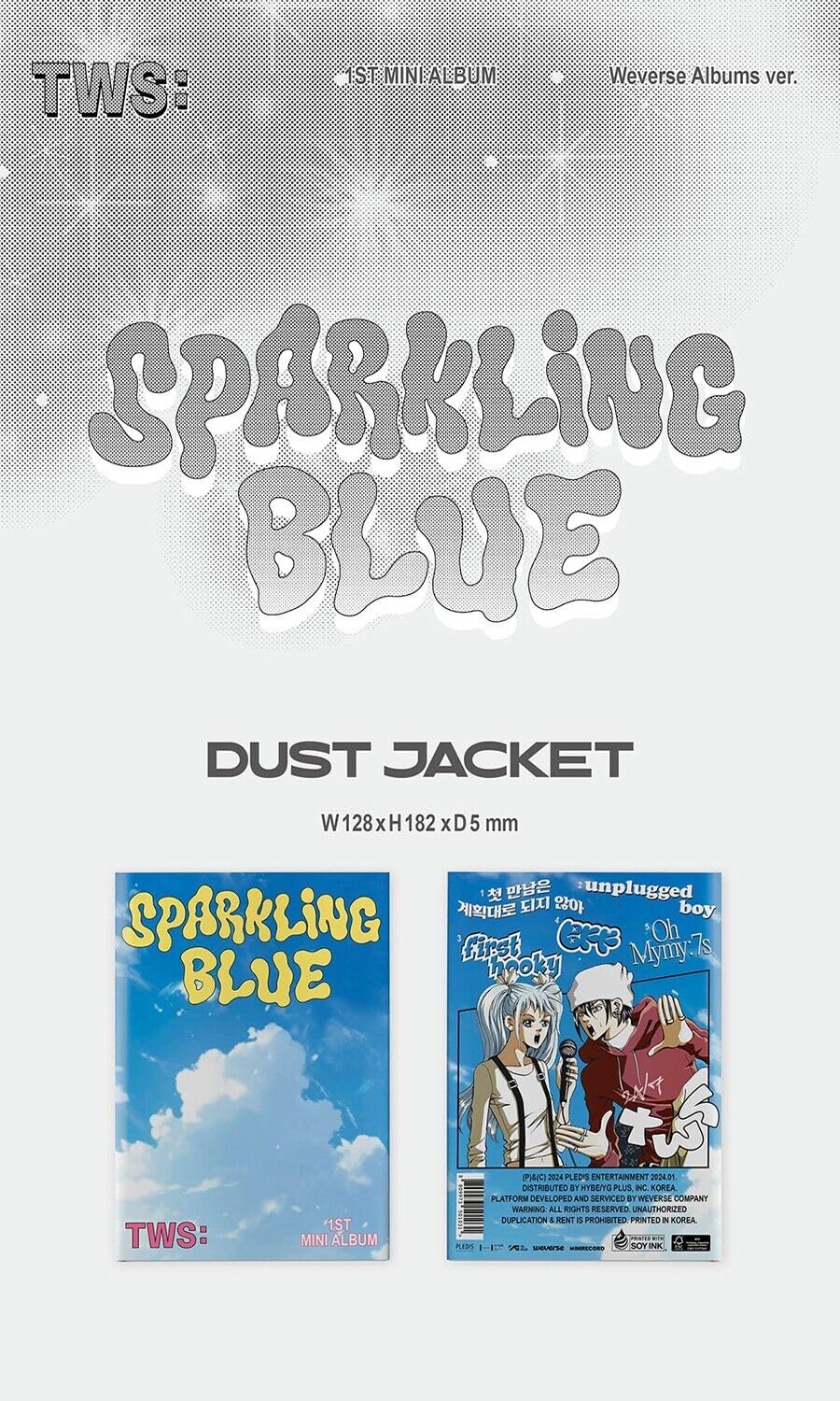 Amazon.com: (WEVERSE ALBUMS Ver.) TWS [SPARKLING BLUE] 1st Mini