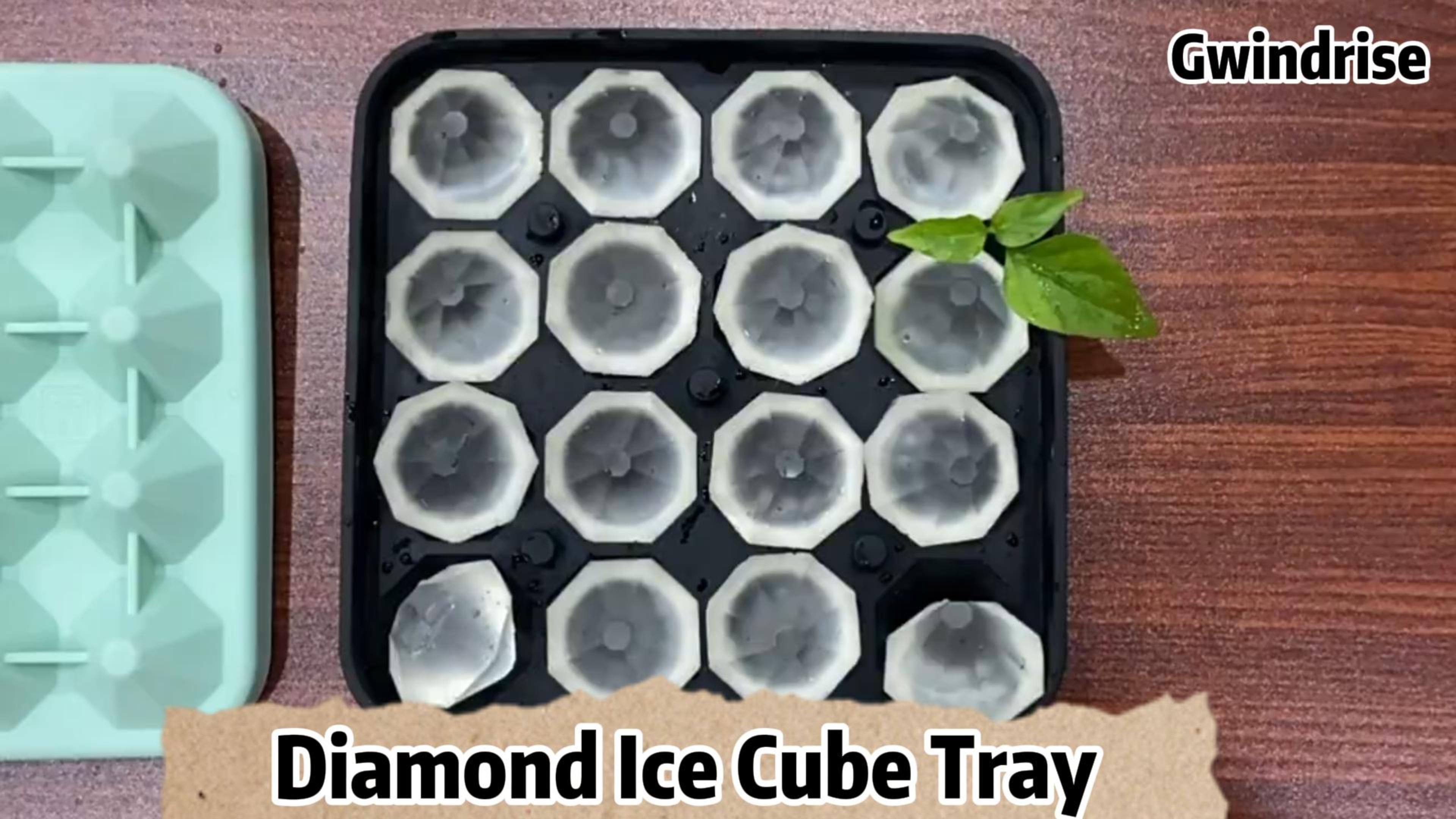 Moldes de Hielo Mini Diamante de Silicona con Tapa miniatura 7