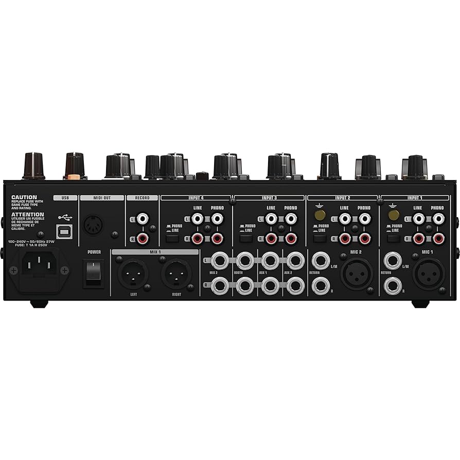 【希少】Behringer DJミキサー 6ch NOX606 Behringer Pro MIXER NOX606 Mixer de DJ Premium de 6 canais