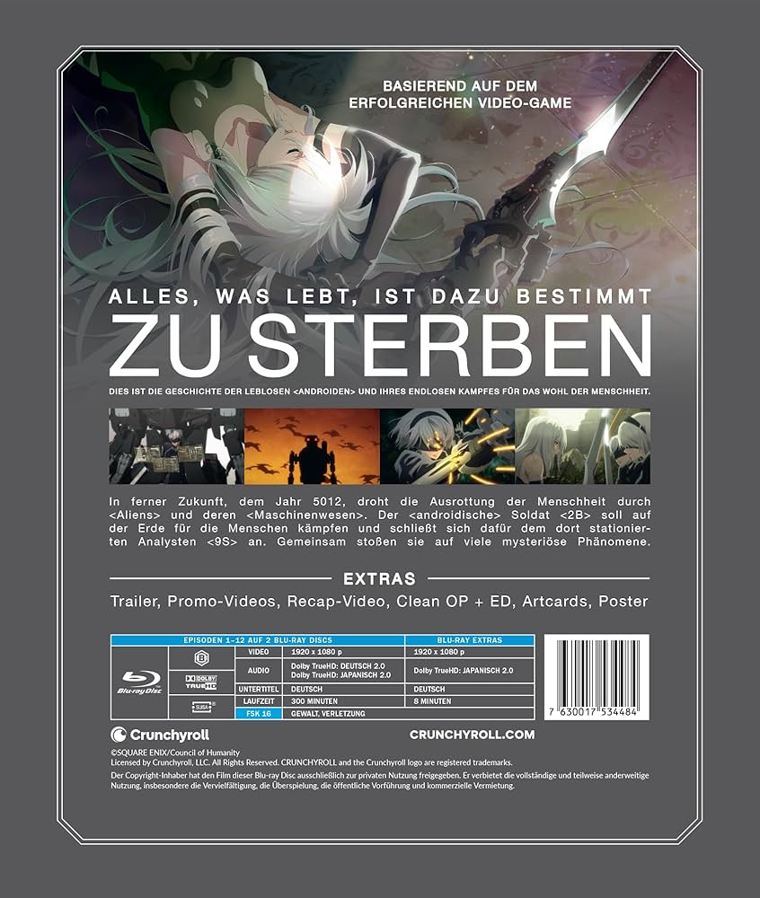 NieR Ver1.1a Blu-ray Disc BOX Amazon特典付 Amazon.com: NieR:Automata Ver1.1a - Staffel 1 - Part 1
