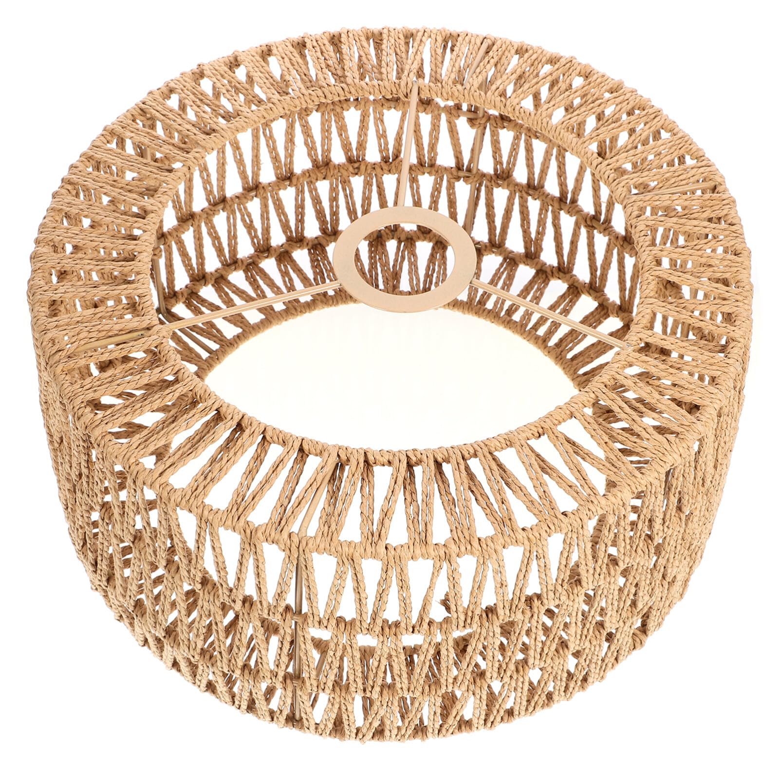 DECHOUS Abat-jour Tissé En Paille Naturelle Pour Plafond De Salon Décoration Dintérieur