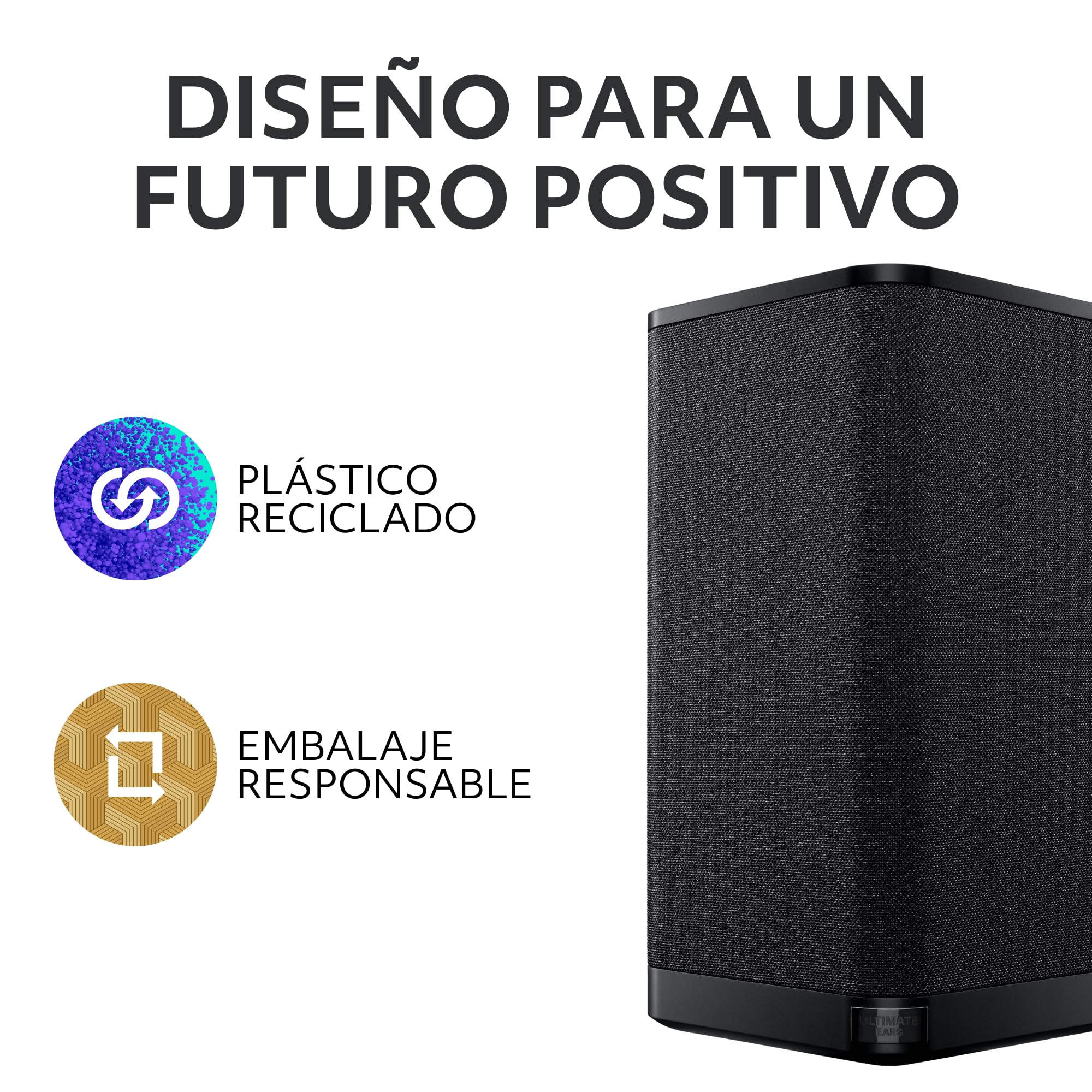 ULTIMATE EARS HYPERBOOM, Altavoz Bluetooth inalámbrico portátil, Altavoz potente, Graves magníficos, Resistente al agua IPX4, Radio de acción de 45 m - Negro | Altavoz potente, graves magníficos, resistente al agua IPX4, radio de acción de 45 m - Negro