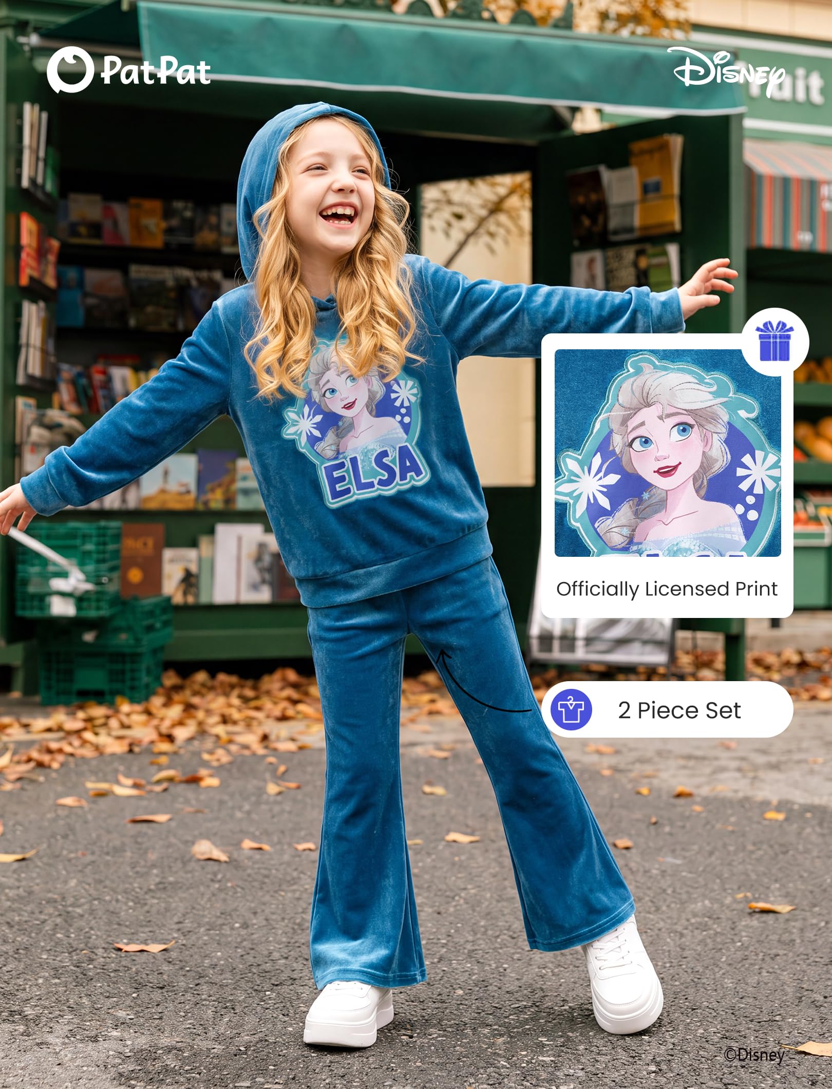 Disney Prinzessin Kleinkind Mädchen Kleidung Langarm Hoodies und Leggings Bekleidungssets Herbst Casual Pullover Trainingsanzug