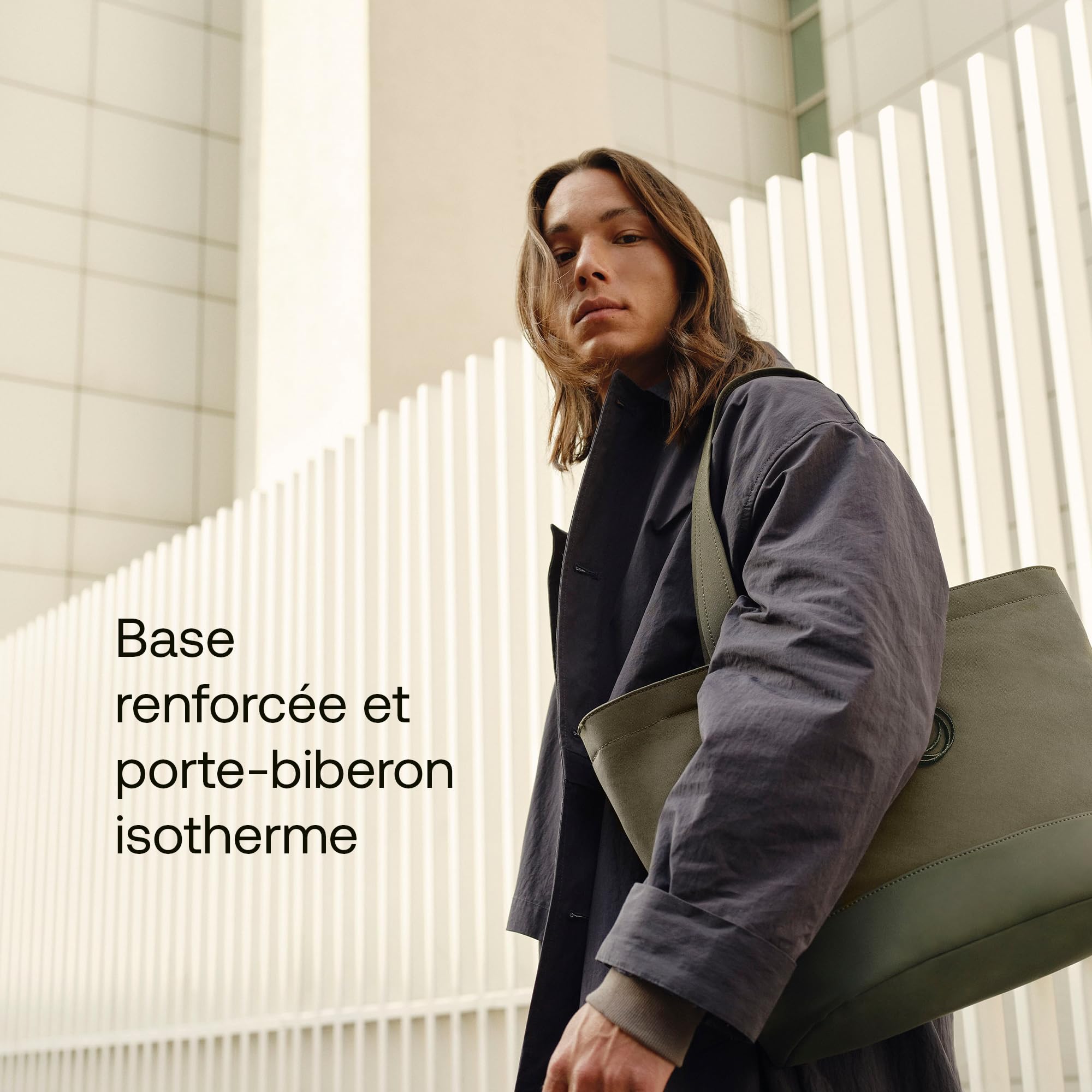 Bugaboo Sac à langer, sac à couches avec poches d'accès facile, porte-biberon isotherme, matelas à langer et 3 pochettes, en Bleu Tonnerre, Taille unique