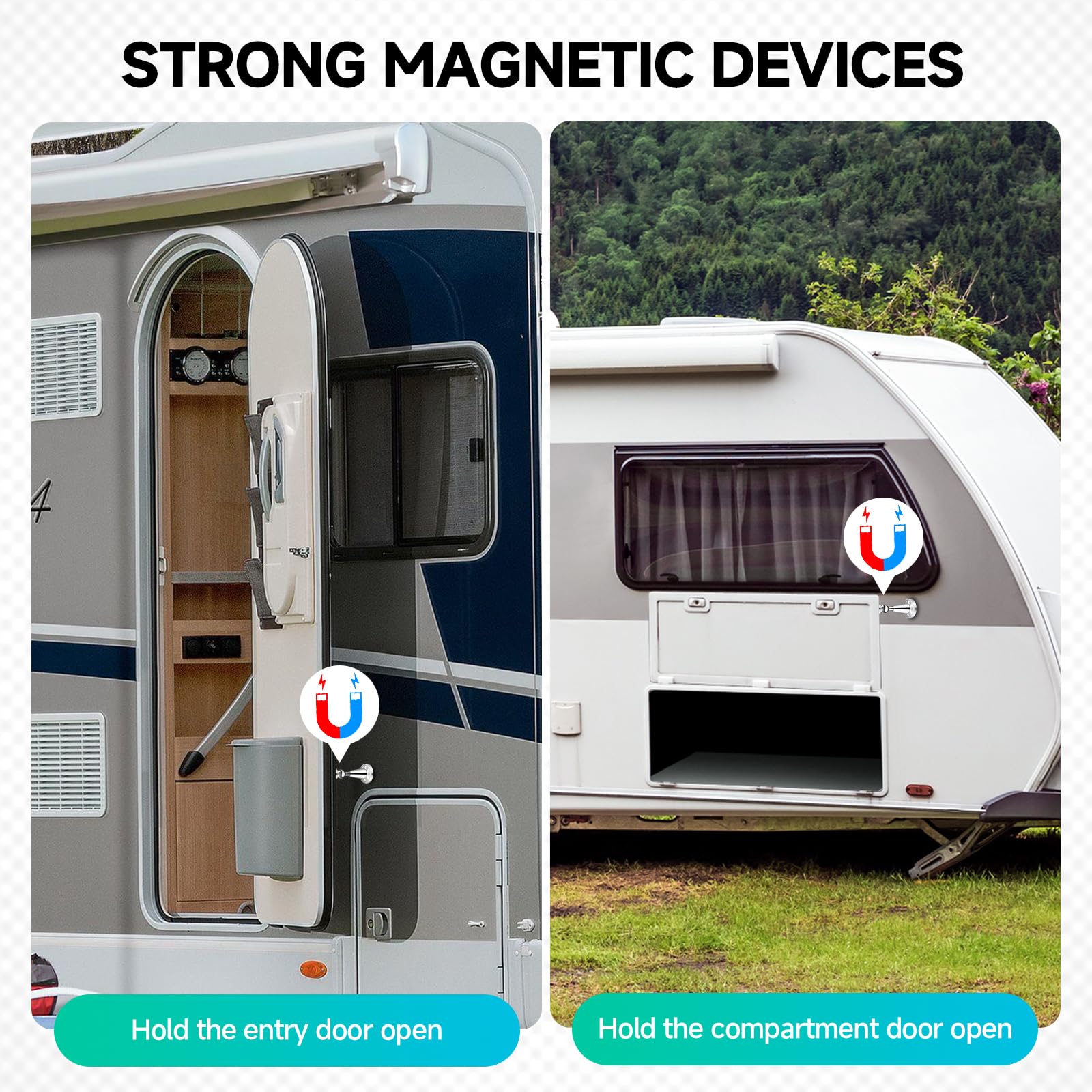 ESUDNT RV Door Holder Updated Hydraulic Shock Absorbent Technology, RV