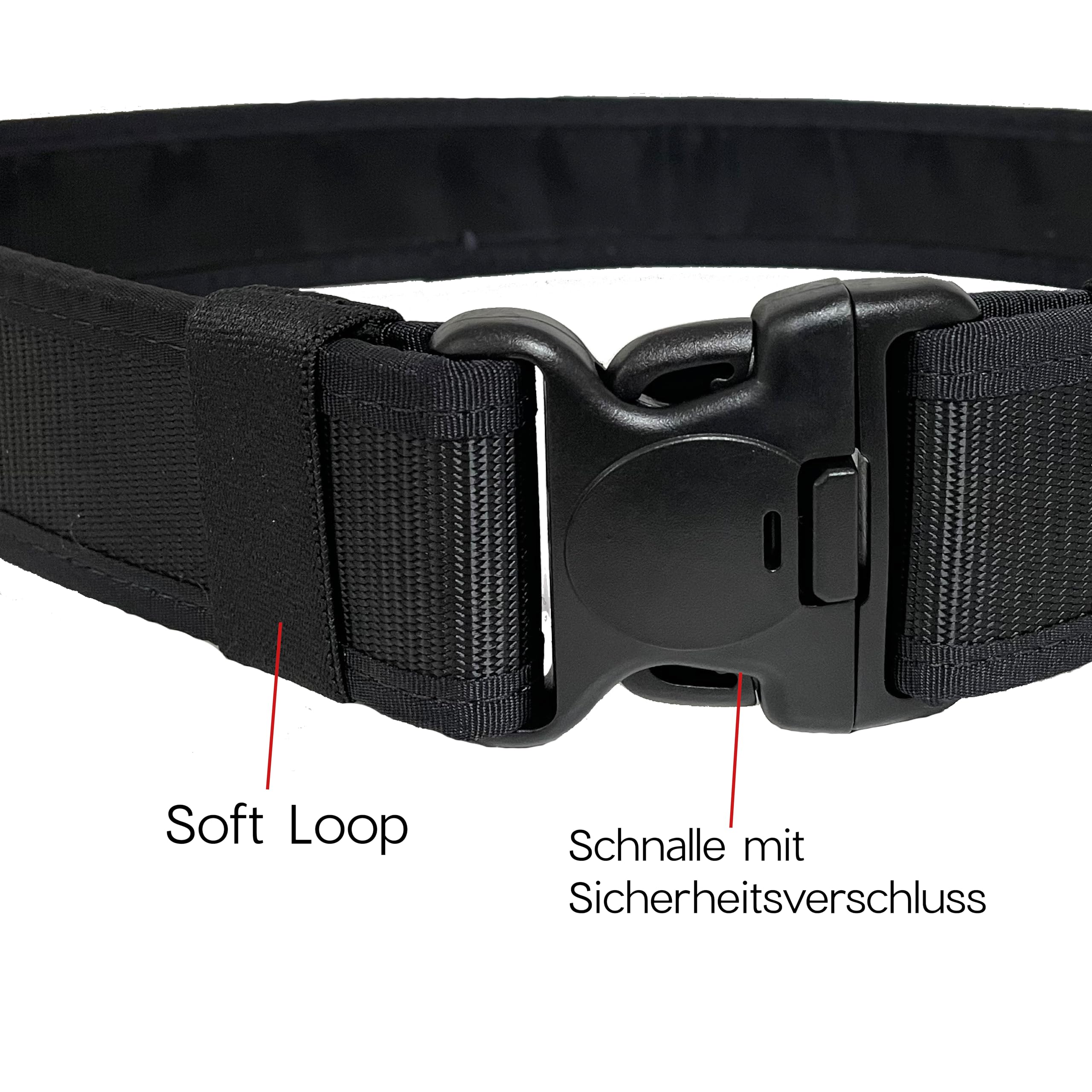 Cintura di servizio cintura inferiore (S-XL) per servizi di emergenza, polizia, sicurezza (L: 90 cm – 110 cm)