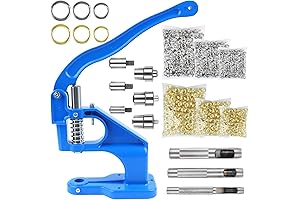 Professional Hand Press Machine Grommet Machine, Eyelet Tool Kit