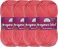 Vista 20 de JubileeYarn Amigurumi Select - Hilo acrílico para bebé, aster, 4 madejas