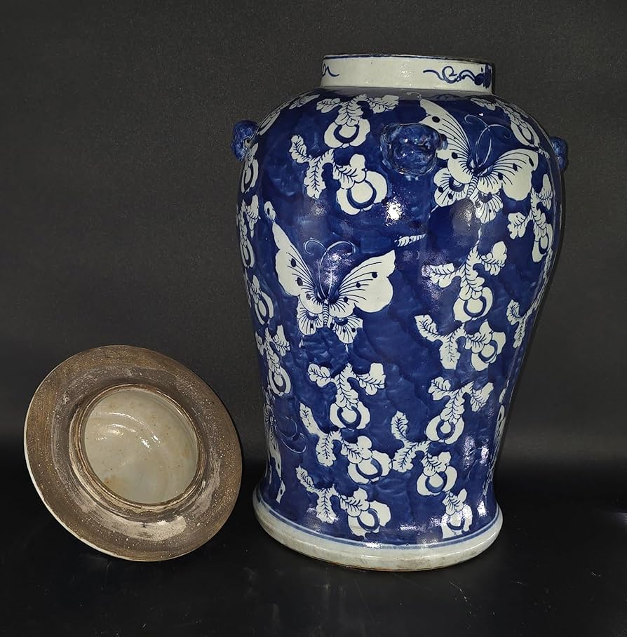 青花磁 Tray with Landscape in Underglaze Blue - Kyoto National