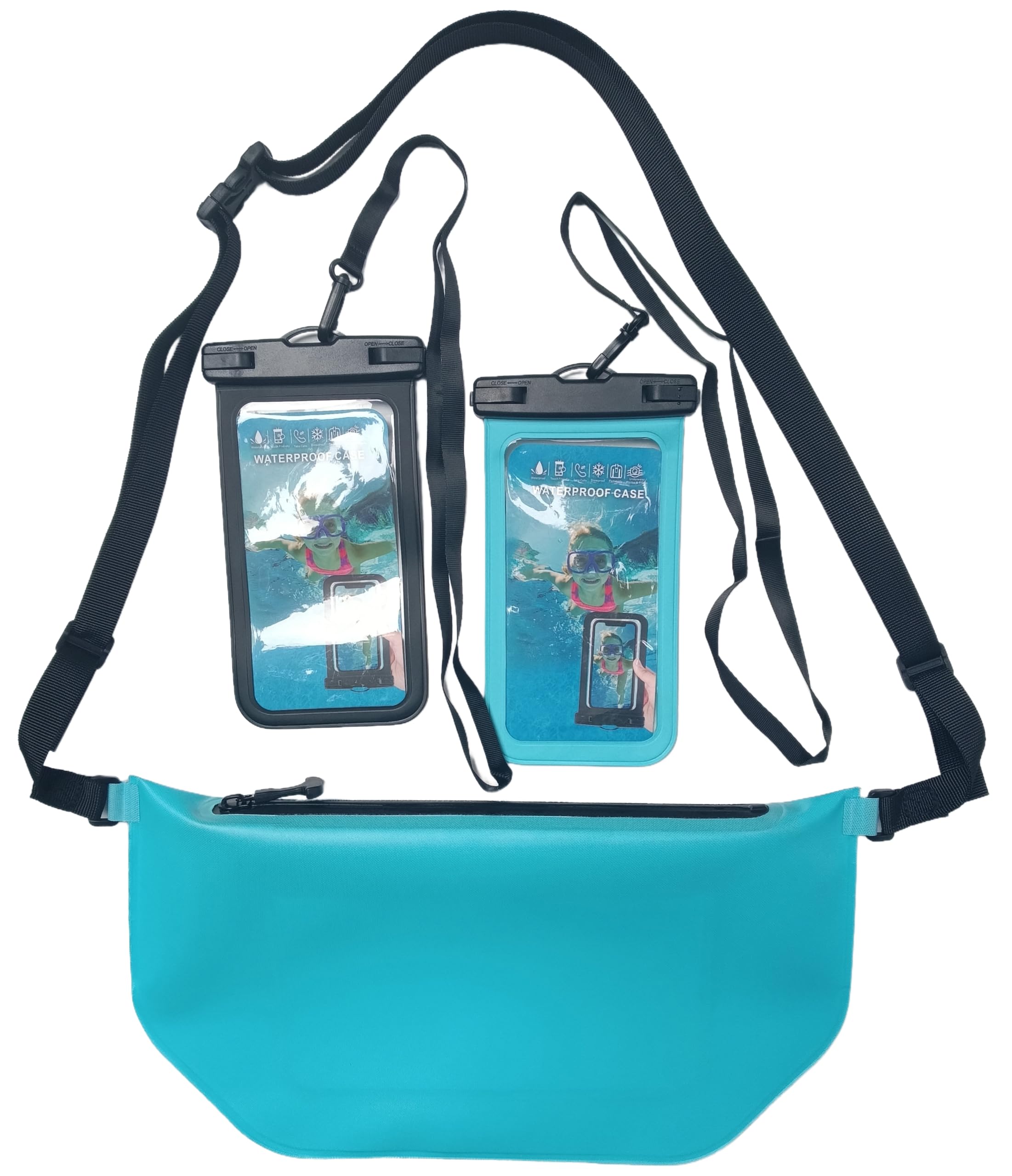 LEGCOAST Waterproof Phone Pouch, Waterproof Phone Case, for iPhone 17 16 15 14 Pro Max，IPX8 Waterproof Rating, airtight Zipper Seal