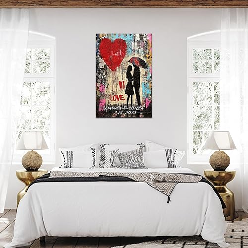 Miniatura 298 de ANRUOXI Graffiti - Lienzo decorativo para pared, diseño abstracto retro, pintura urbana moderna, póster de decoración de pared de zapatos para